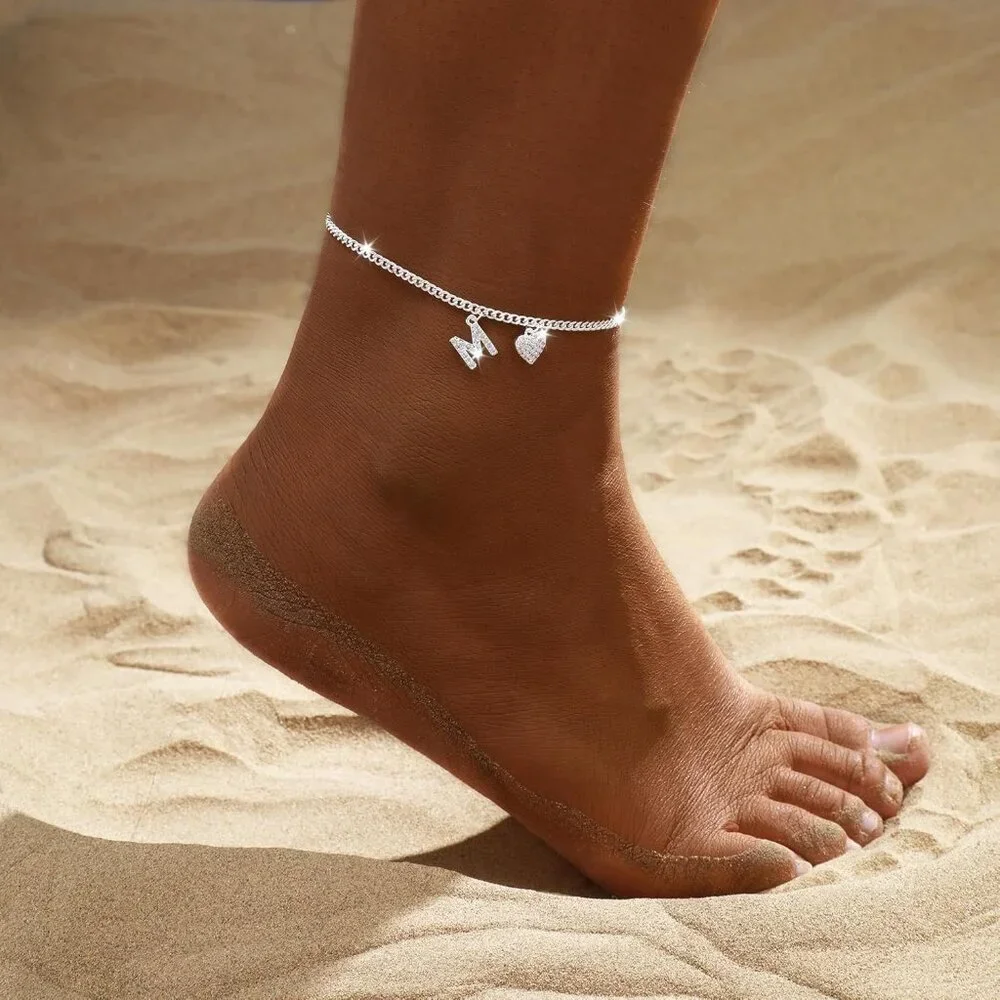 Gold Anklets for Women Waterproof 14k Plated Gold Layered Ankle Bracelets for Wo - Picture 2 of 5